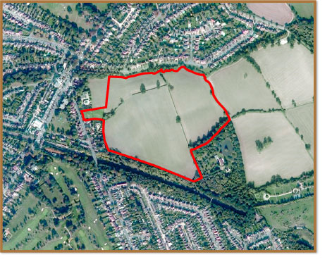 Radial view of Chigwell site.